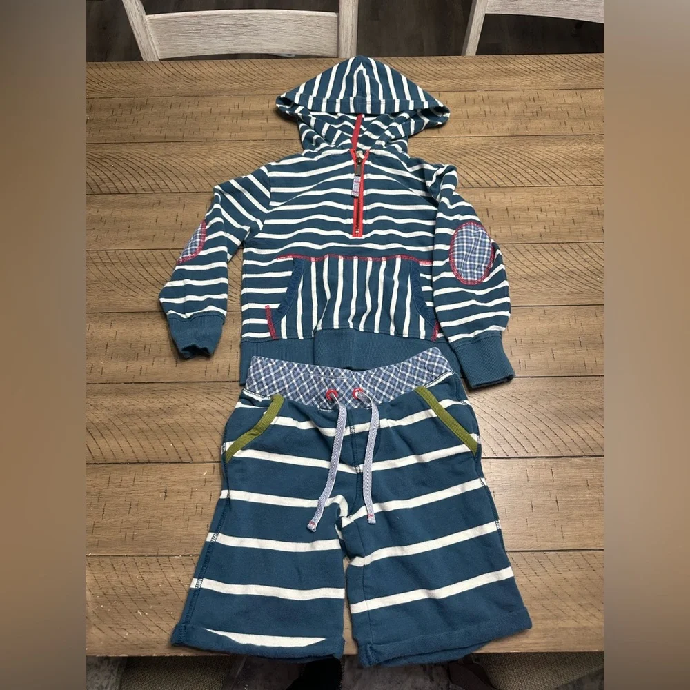 Matilda Jane Joanna Gaines Patches & Pluck Hoodie & Short Set Size 4 - Picture 2 of 5